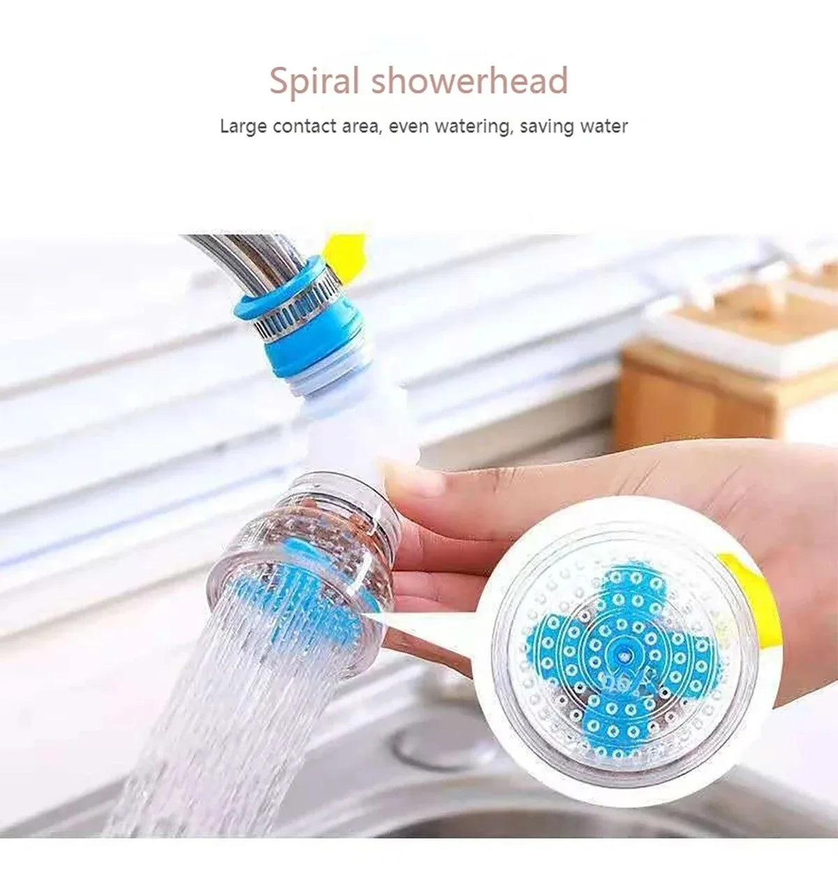 Universal 360 Rotation Faucet Bubbler Swivel Water Saving