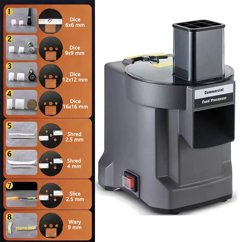 Vegetable Cutter Commercial High Power Family Party Automatic