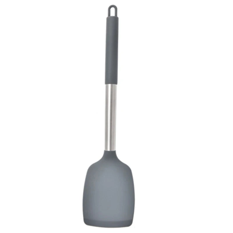 2pcs Silicone Spatula Heat Resistant Nonstick Steak Spatula
