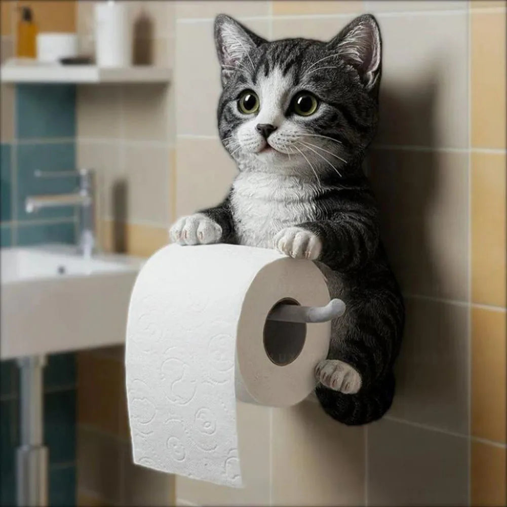 Cat Toilet Paper Holder Cat Toilet Roll Holder