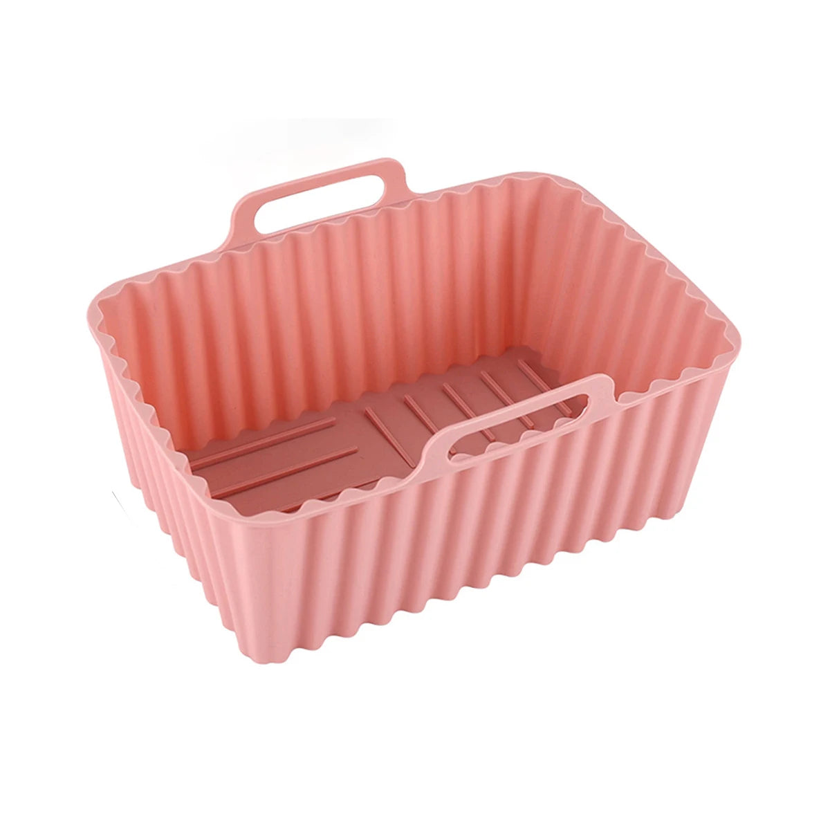1pc Silicone Baking Tray Rectangular Air Fryer Silicone