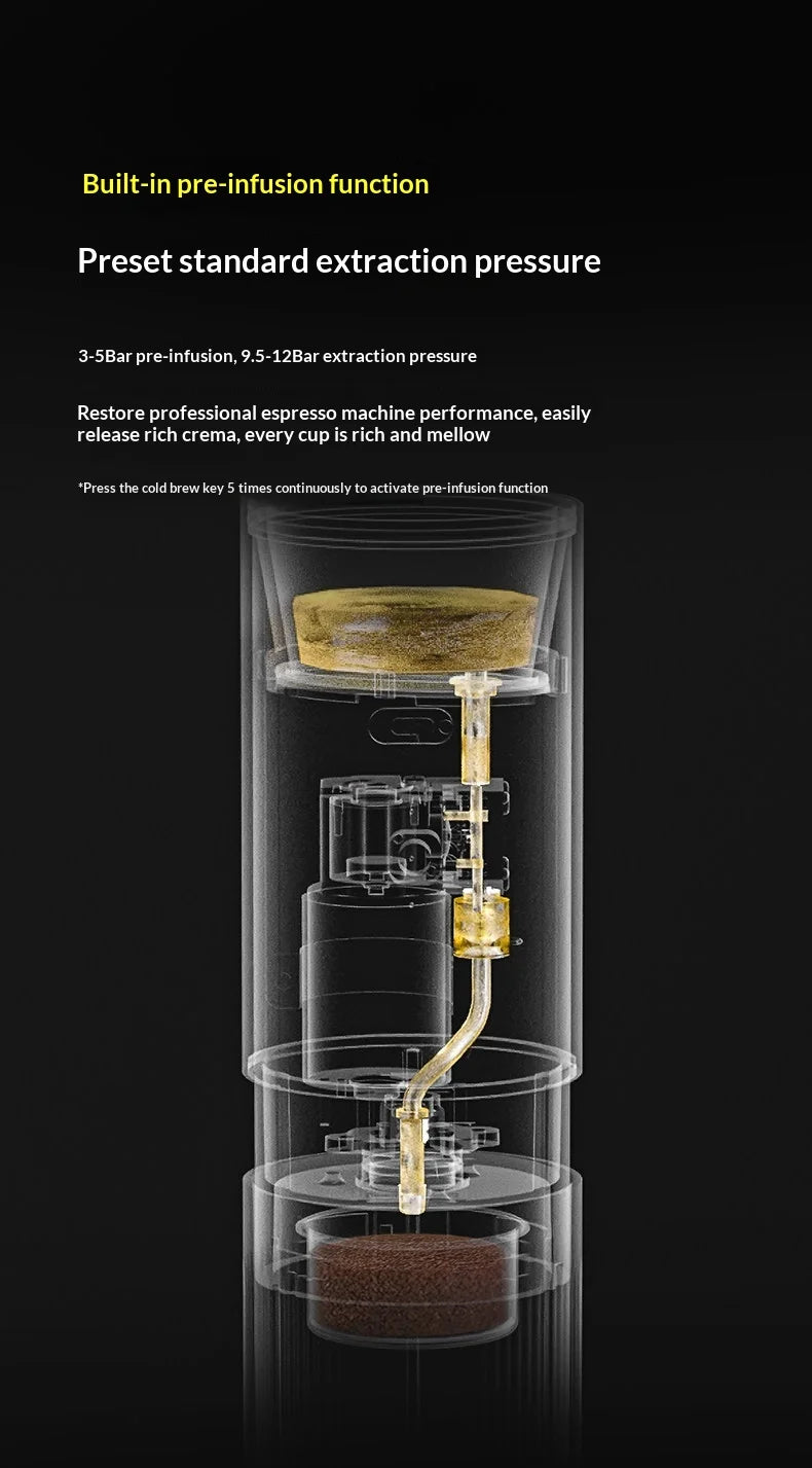 Timemore Nuttii Capsule Espresso Machine Travel & Outdoor