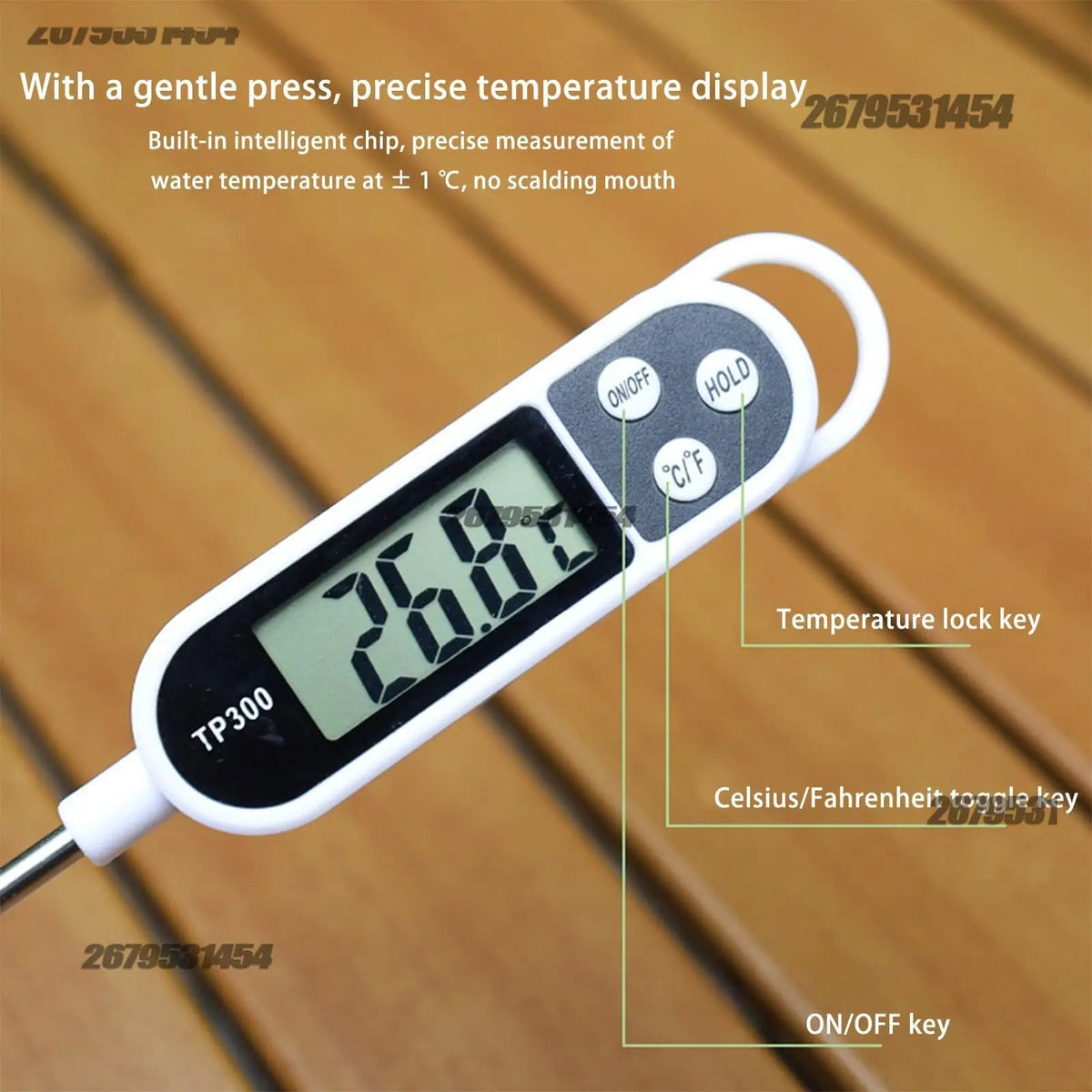 Thermometer Cooking Digital Temperature Measuringtool Meat