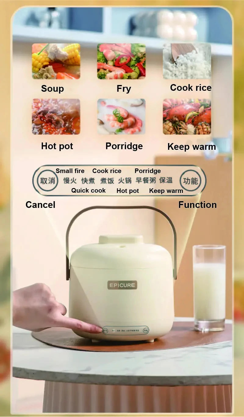 7l Smart Low-Sugar Rice Cooker Rice Soup Separation