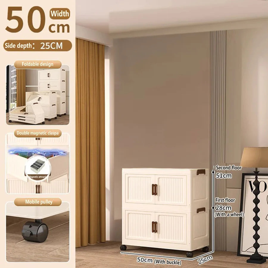Storage Box Foldableing Cabinet Storage Cabinet Clothes Toys