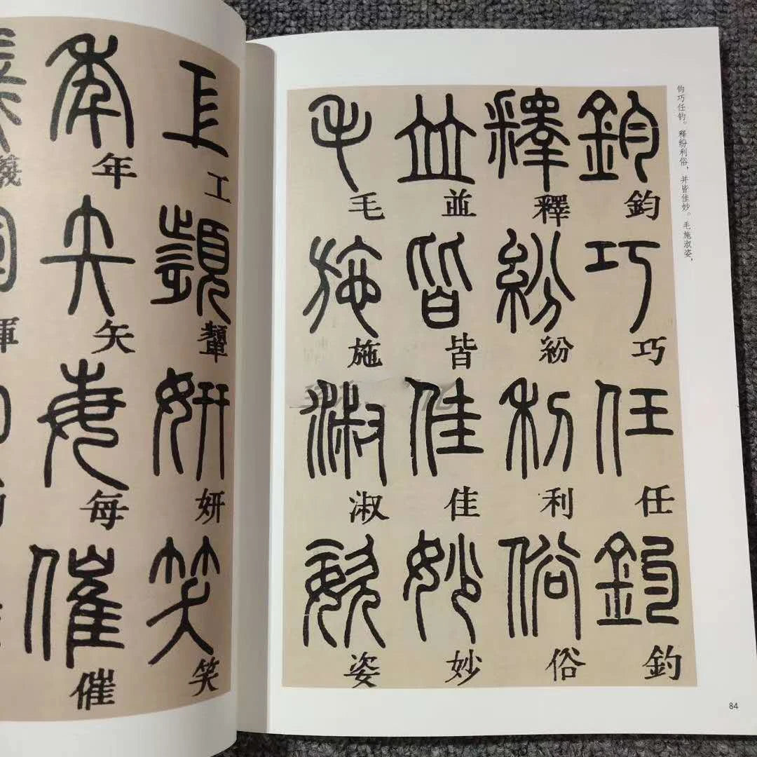 Multiple Styles Calligraphy Copybooks Chinese Thousand