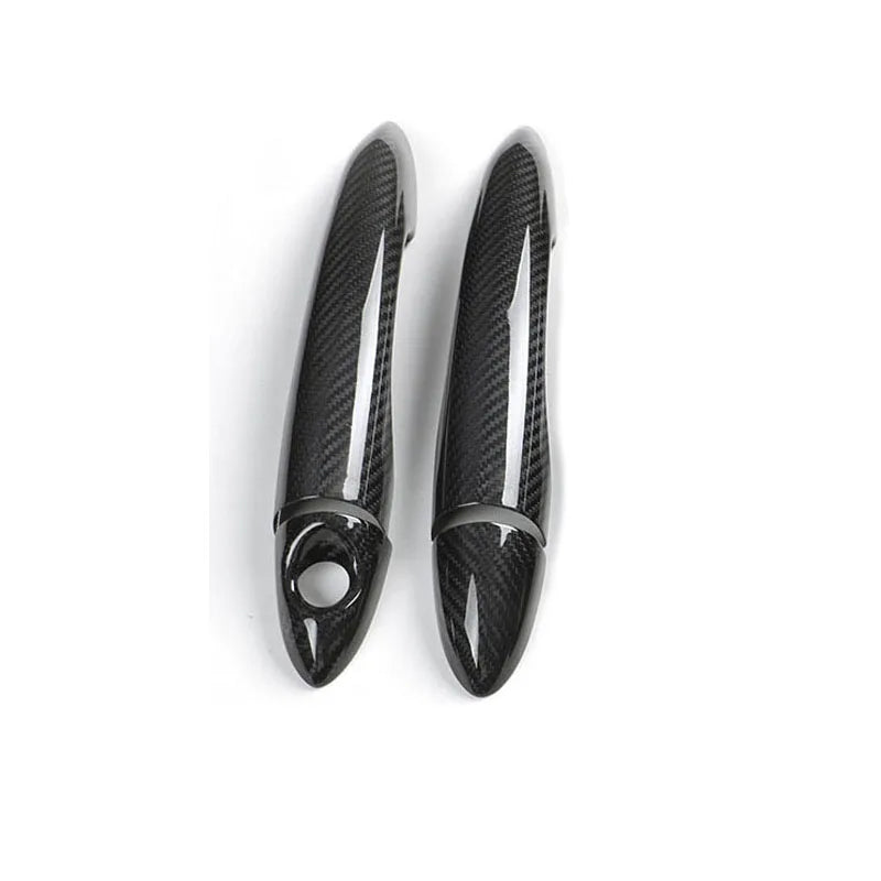 Real Carbon Fiber Exterior Door Handle Cover Trim
