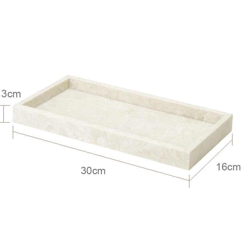 Crema Nuova Natural Marble Bathroom Elegent Soap Dish