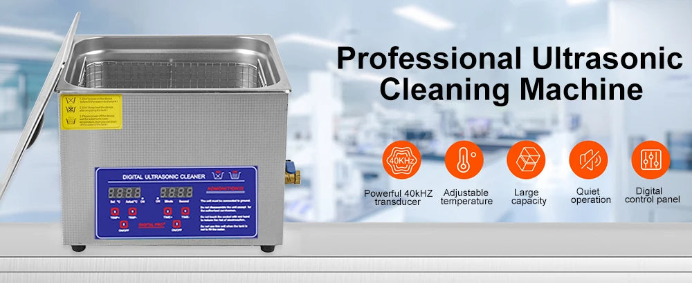 Ultrasonic Cleaner Heater Ultrasound Cleaning Machine Jewelry