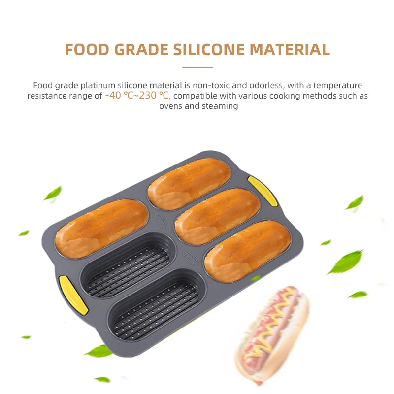 Cavity Silicone Bread Loaf Pan Dog Bread Cake