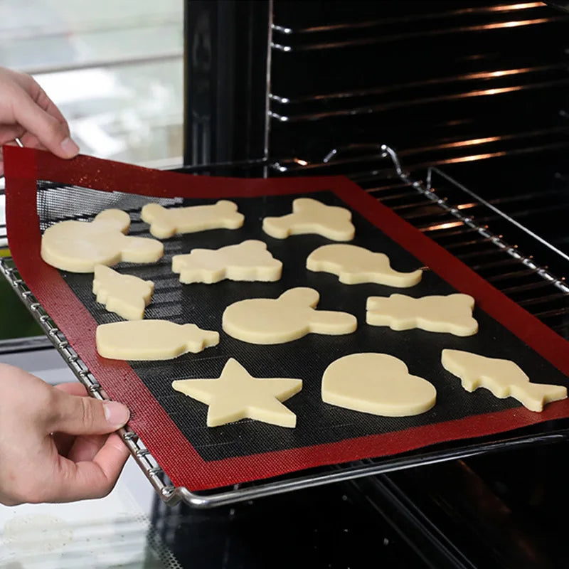 Silicone Grill Mat 30x40cm Baking Tray Breathable Bbq