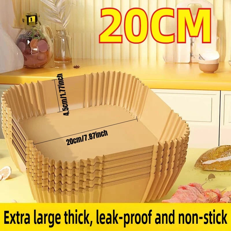 Disposable Air Fryer Paper Square Airfryer Baking Paper