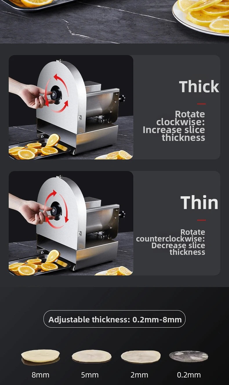 Commercial Electric & Vegetable Slicer Automatic Potato/Fruit
