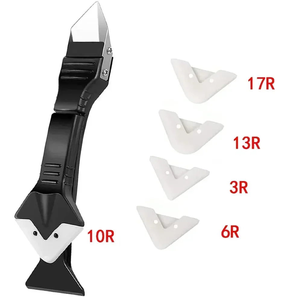 5-In-1 Silicon Scraper Silicone Smooth Grouting Kit Scraper