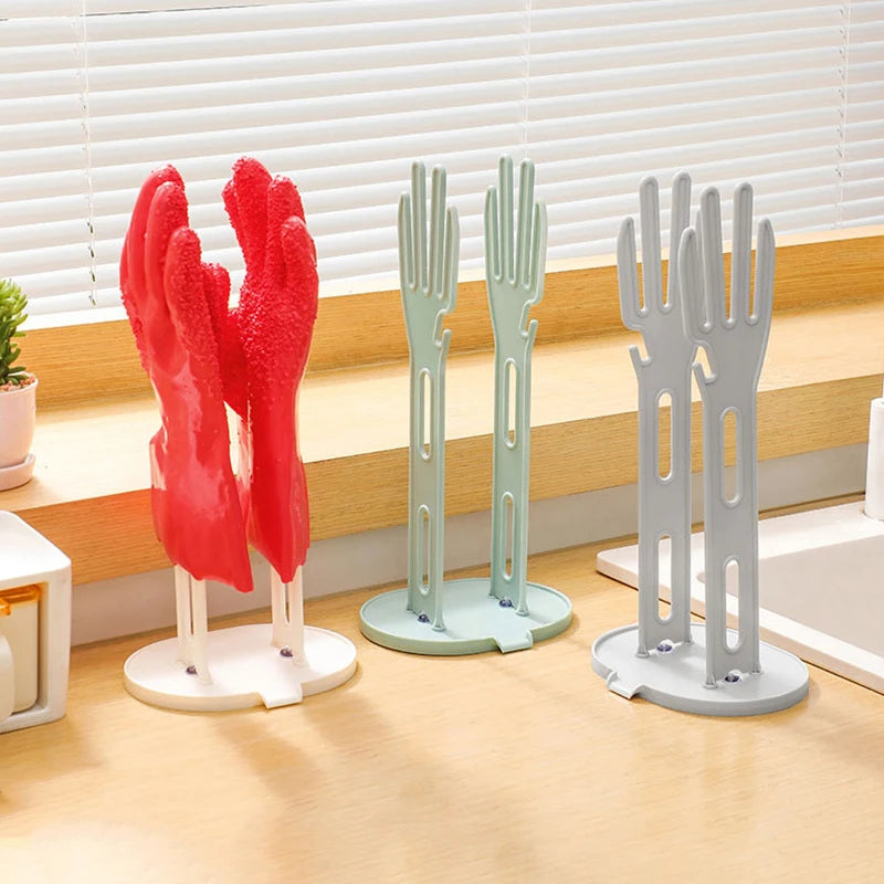 1pc Glove Stand Holder Rubber Glover Dryer Rack