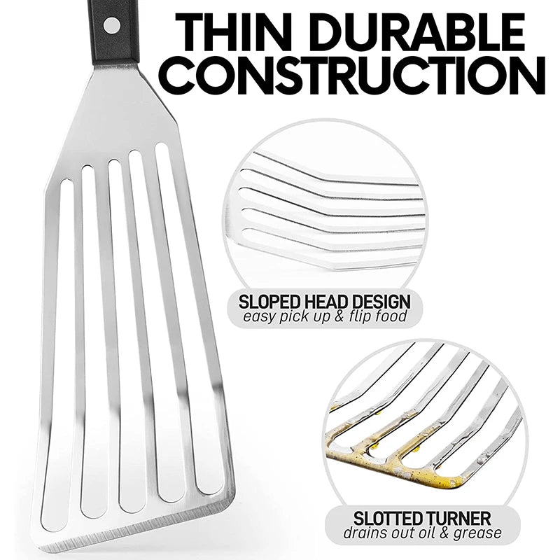 Metal Frying Spatula Cast Iron Skillet Fish Egg