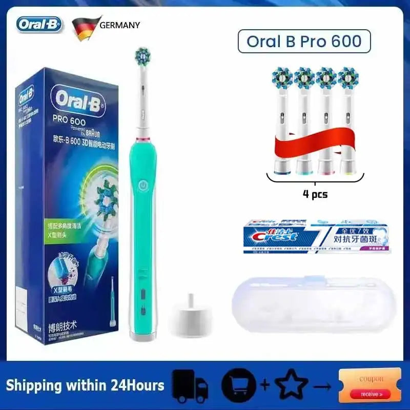 Oral Sonic Electric Toothbrush Pro4000 Rpo600 D12 Vitality