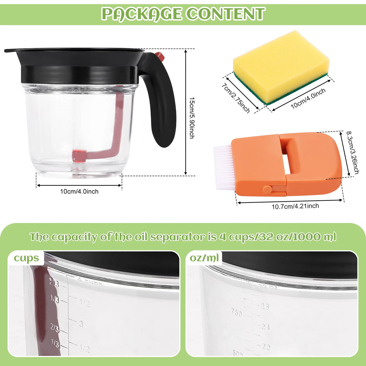 Fat Separator Bottom Release Efficient Oil Separator