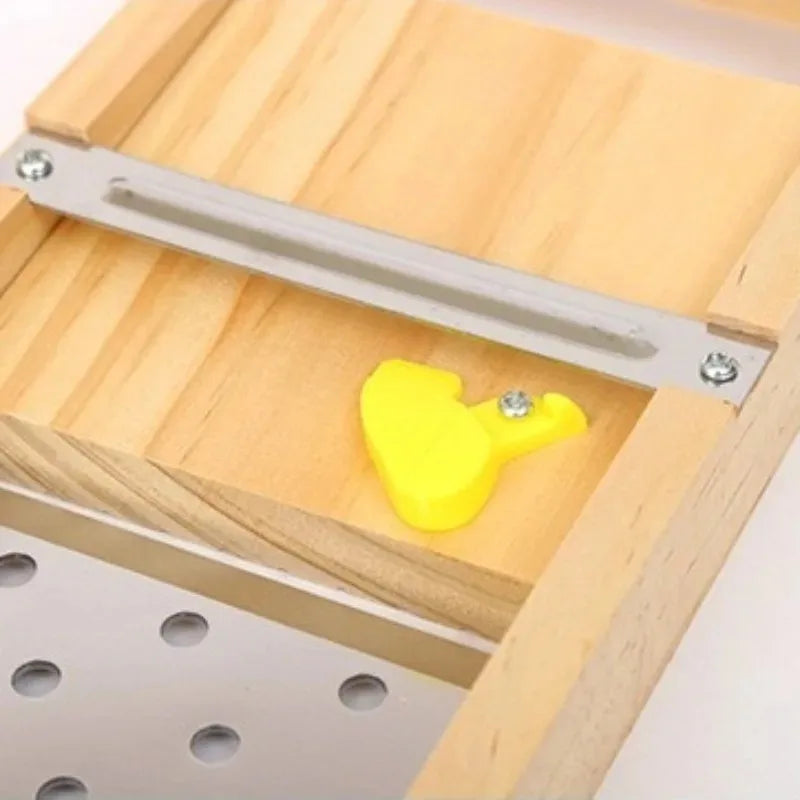 Wooden Slicer Adjustable Stainless Steel Blade Universal Slicer