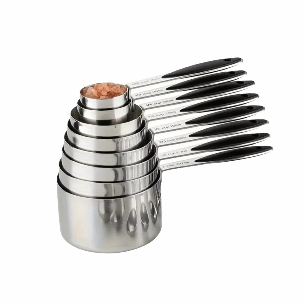 8/13pcs Stainless Steel Measuring Spoons Long Handle Stackable
