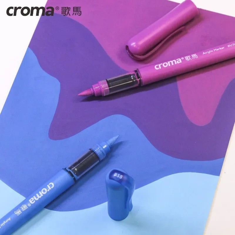 Croma 160/1 Colors Refillable Direct Liquid Acrylic Marker