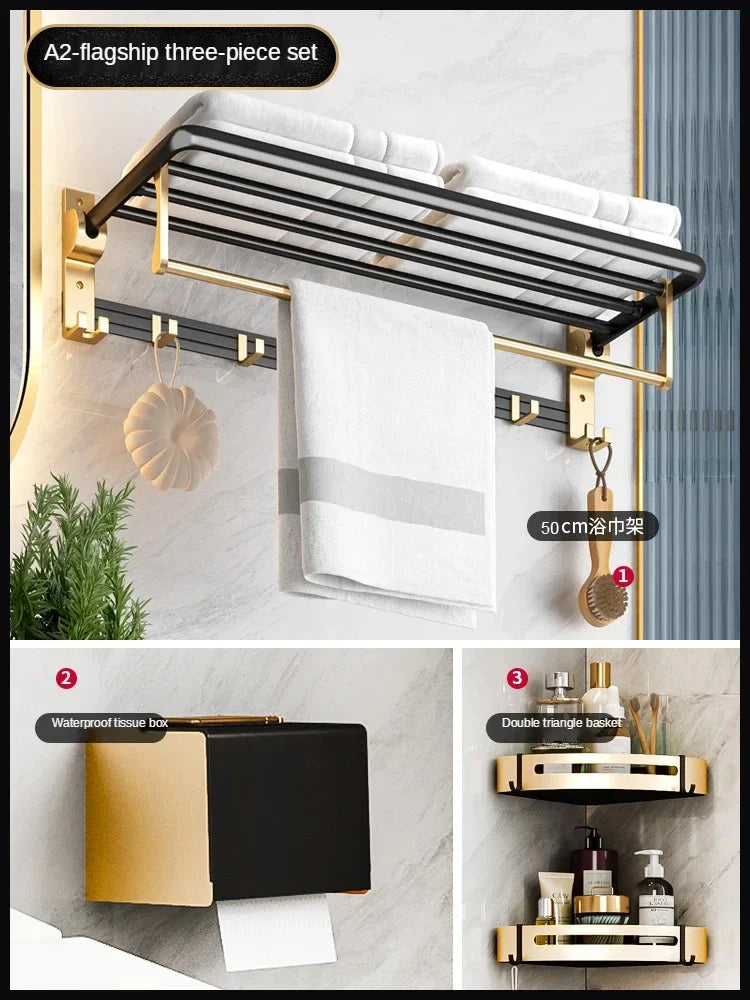 Bathroom Holder Toilet Paper Holder Towel Rack Toilet