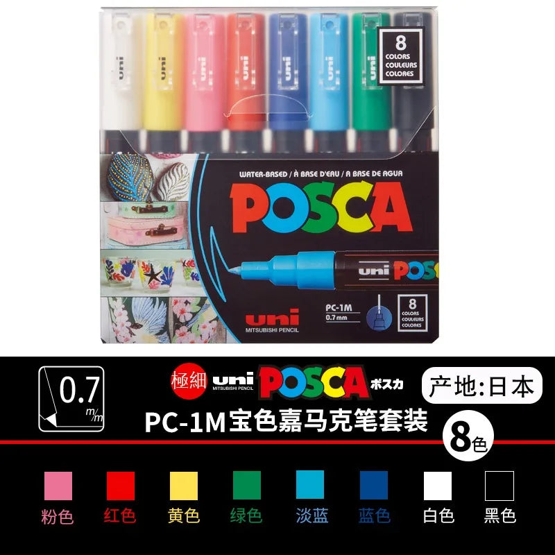 Uni Posca Full Marker Pen Storage Bag Pc-1m