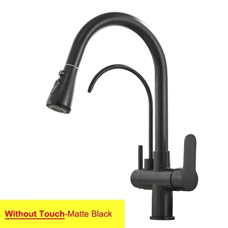 Ways Touch On Filter Faucets Of Pull Down