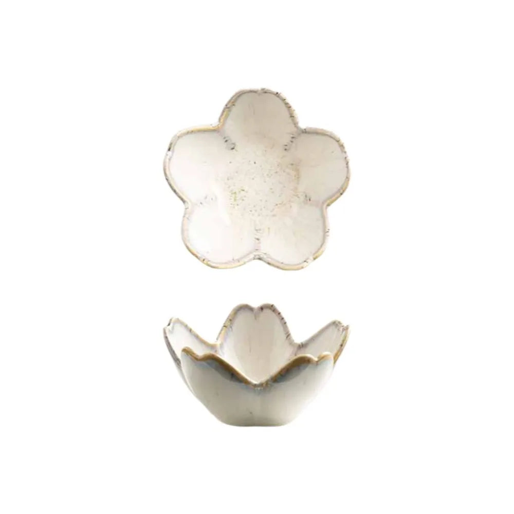 Desktop Organizer Retro Ceramic Dipping Dish Exquisite Cute