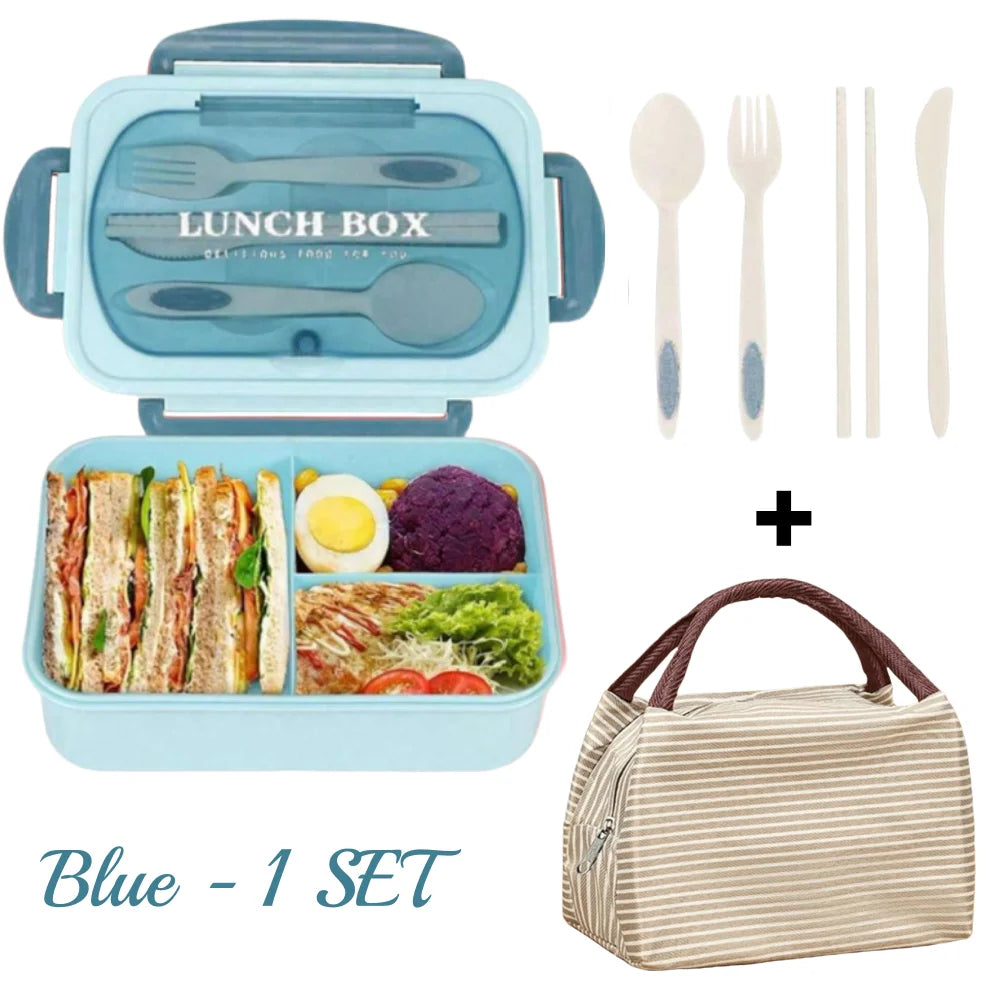 40 58oz Lunch Box Utensils & Insulated Bag