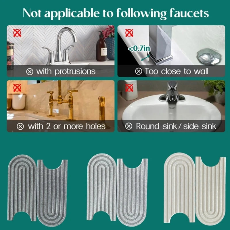 Sink Diatomite Absorbent Mats Sink Mats Quick Drying
