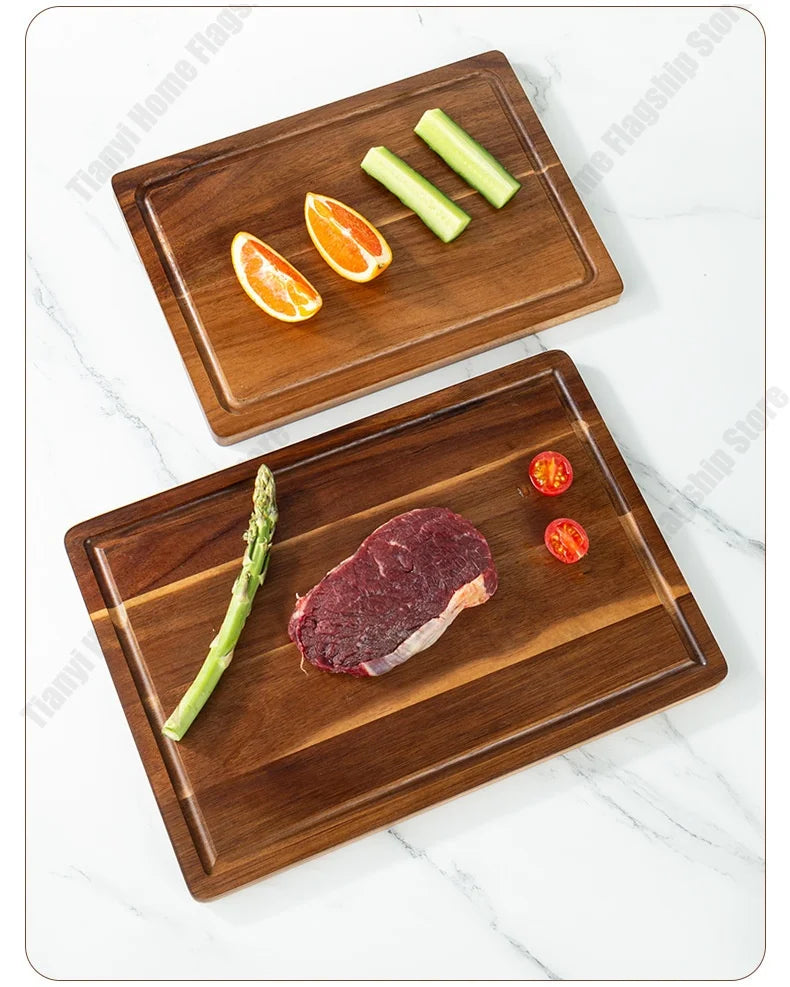 Acacia Wood Cutting Board Thickened Chopping Board Large