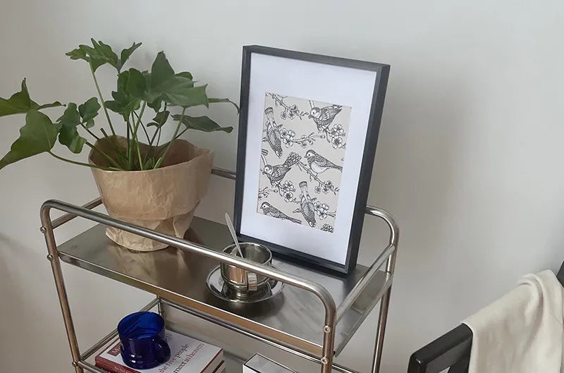 Momo Metal Shelf Ins Modern Sundries Multi-Layer Floor-To-Ceiling
