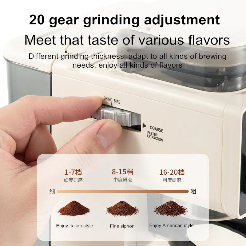 20bar Semi-Auto Espresso Machine Smart Touch Control Built-In