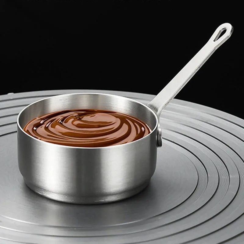 60/80/100ml Sauce Pan Pot Stainless Steel Nonstick Milk