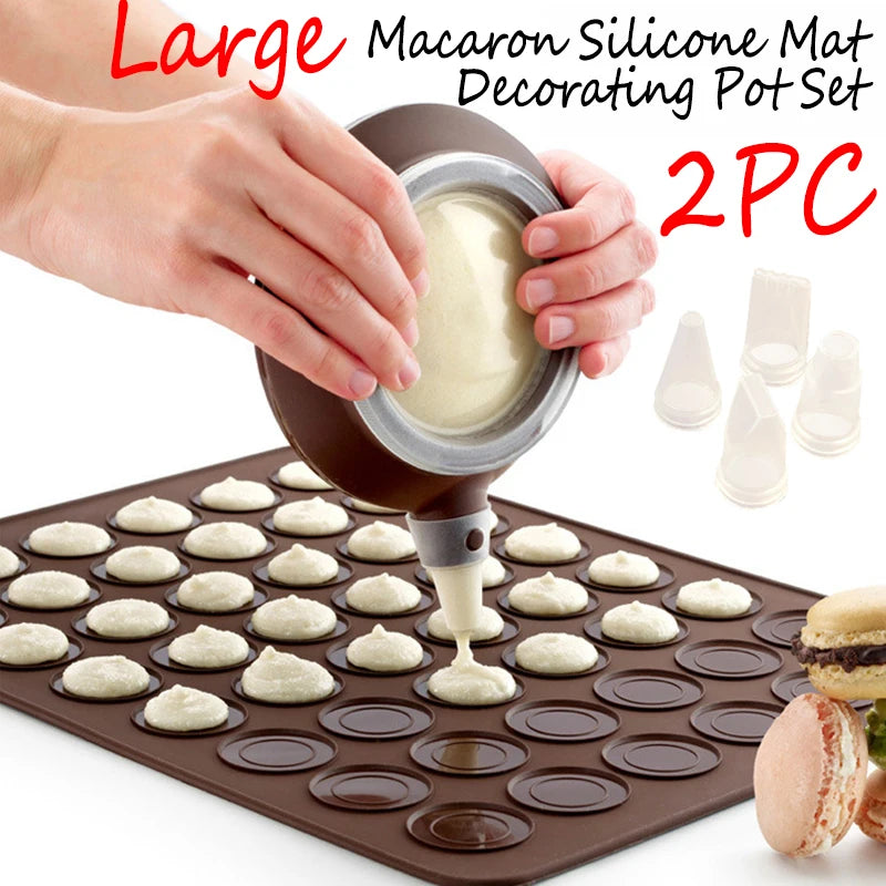 Macaroon Kit Macaron Silicone Mat Non-Stick Baking Mold