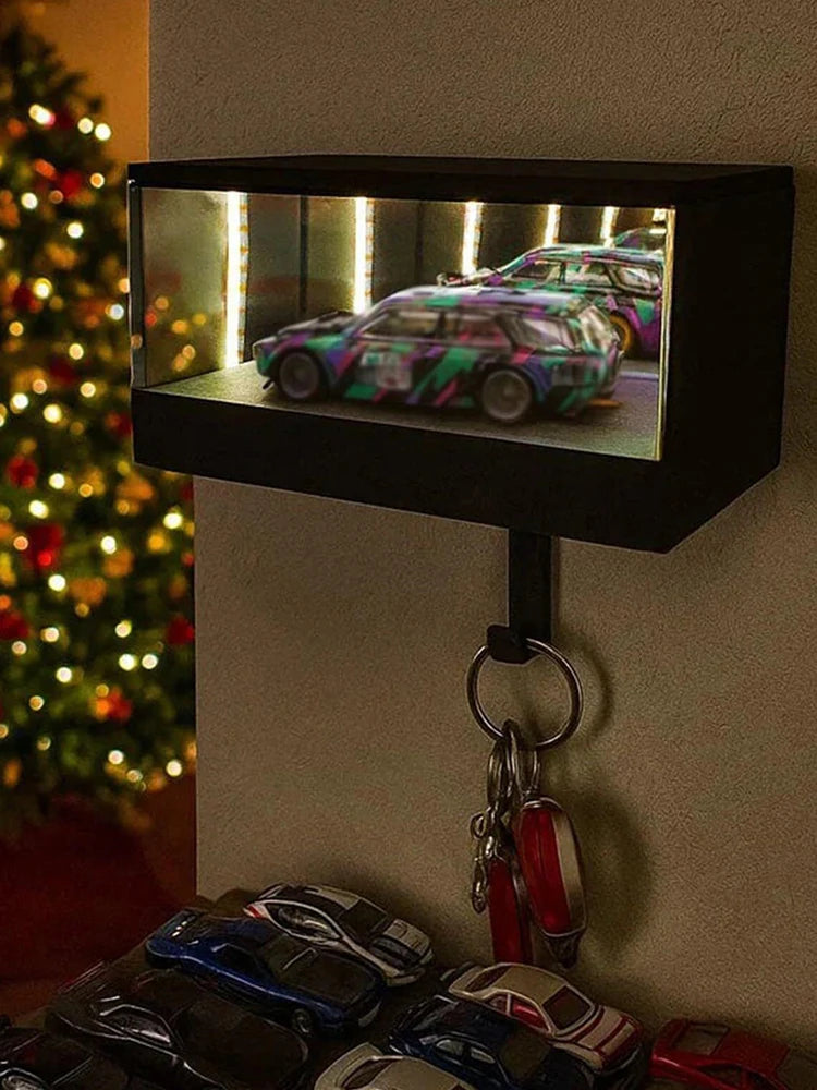 Wall Mount Car Garage Key Holder Funny Infinity