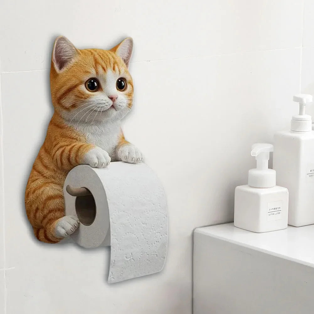 Cat Toilet Paper Holder Cat Toilet Roll Holder
