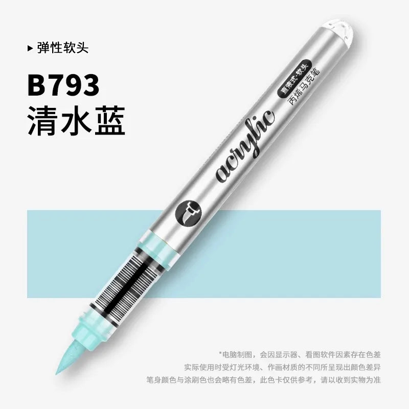 Grasp 120/1 Colors Acrylic Markers Brush Tip Paint