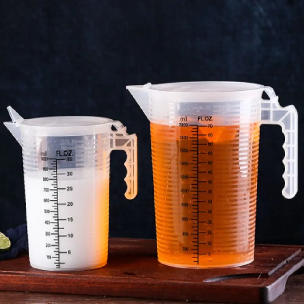 100/250/500/1000ml Plastic Measuring Cups Jugs Liquid Container