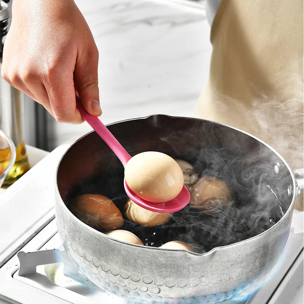 1/6pcs Pink Silicone Utensil Non-Stick Pans Silicone Spatula