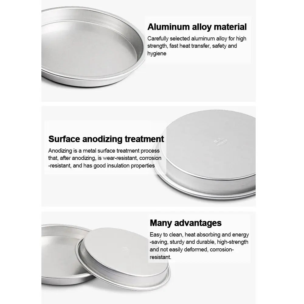 Round Baking Tray Non-Stick Even Heating Pizza Baking