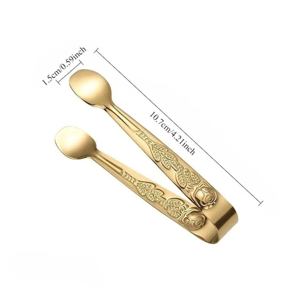 1pcs Stainless Steel Ice Tongs - Professional Sugar