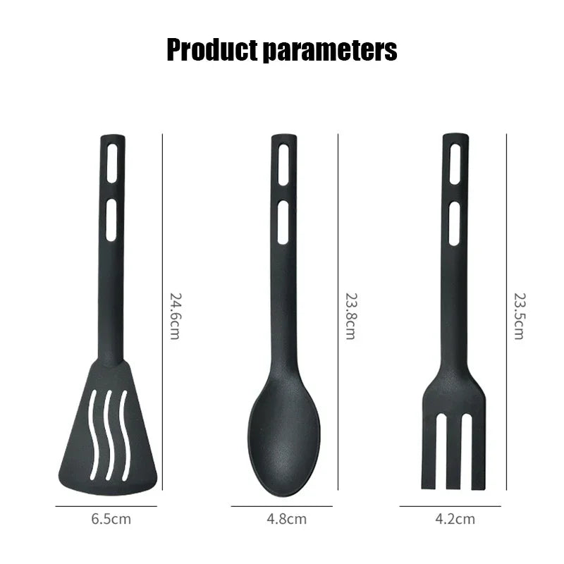 1/3pcs Nylon Utensils Kids Cooking Slotted Turner Solid