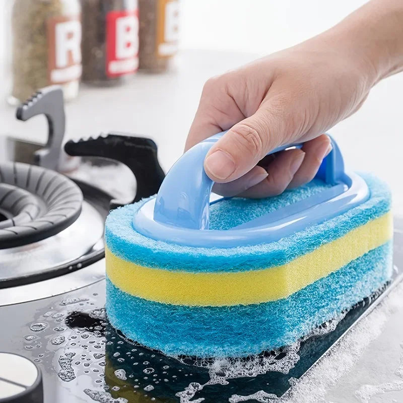 Cleaning Brush Handle Dish Soap Bathroom Tub Thicken