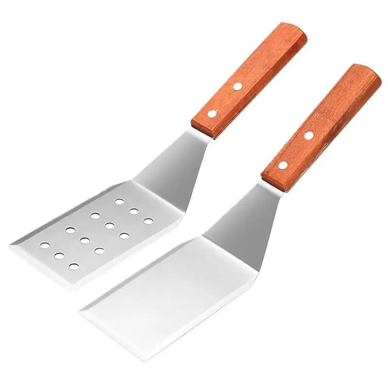 Stainless Steel Spatula Grill Scraper Non Stick Durable