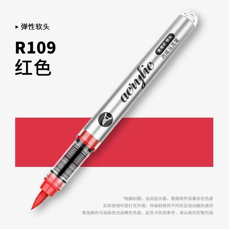 Grasp 120/1 Colors Acrylic Markers Brush Tip Paint