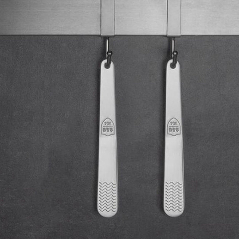 2pcs Dumpling Spoon Stainless Steel Flat Stuffing Shovel