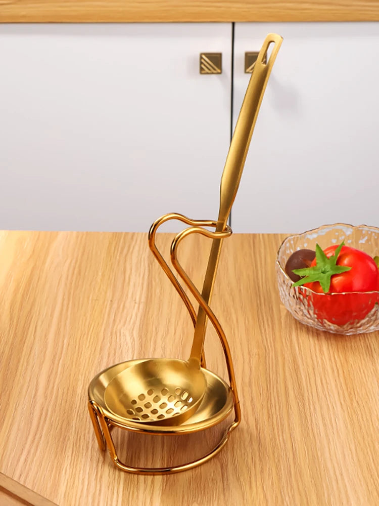Vertical Spoon Rest Soup Spoon Holder Stainless Steel