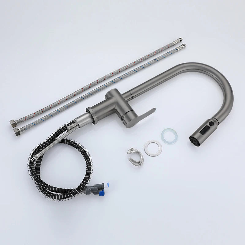 Pull Out Sink Faucet Two Model Stream Sprayer